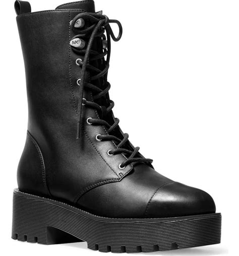 michael kors bryce combat boots